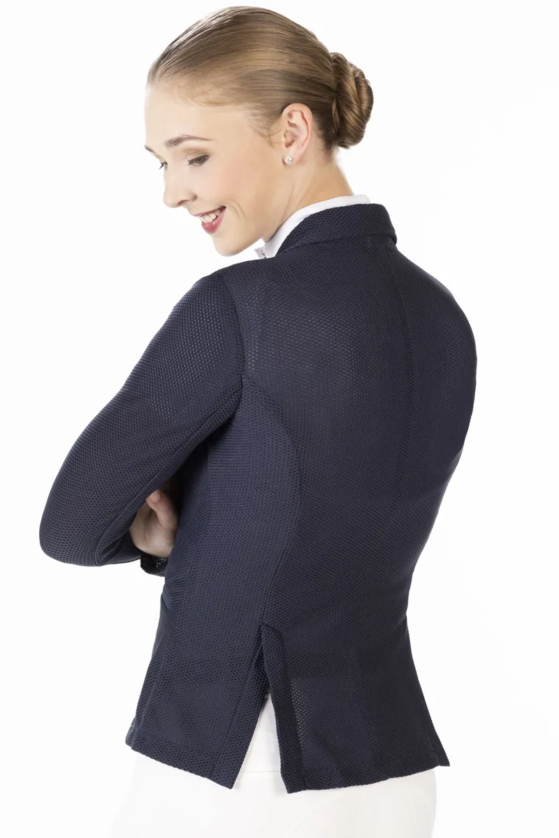 HKM Linda Mesh Competition Jacket Ladies in Navy-2